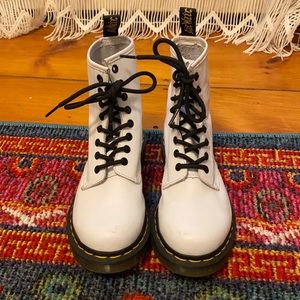 Dr. Marten’s White Combat Boots